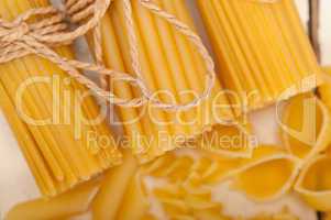 bunch of Italian pasta type