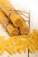 bunch of Italian pasta type