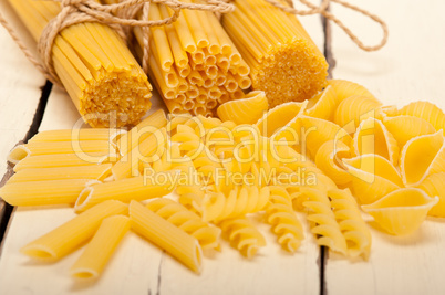 bunch of Italian pasta type