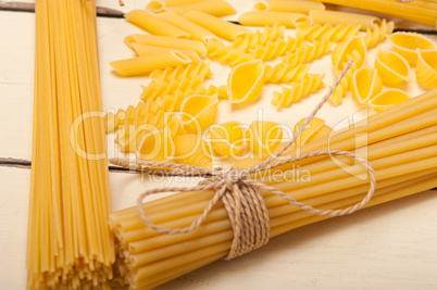 bunch of Italian pasta type