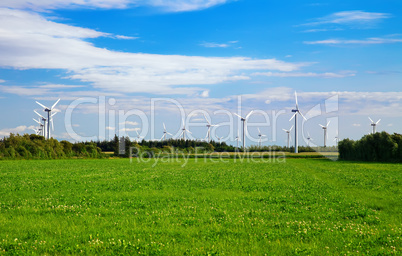 wind turbines