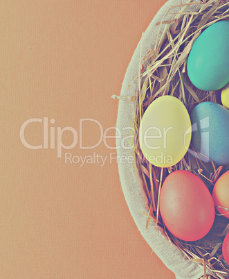 colorful easter eggs