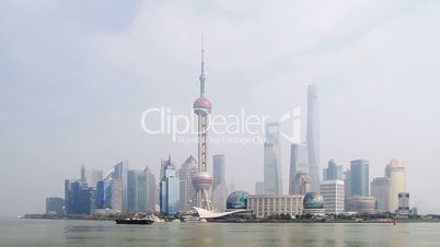 Shanghai skyline at the bund