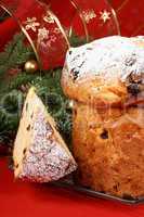 Panettone the italian Christmas fruit cake