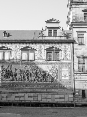 Fuerstenzug Procession of Princes in Dresden, Germany