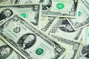 background from dollar banknotes