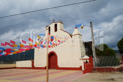 Weisse Kirche in Chiapas