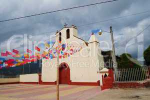 Weisse Kirche in Chiapas