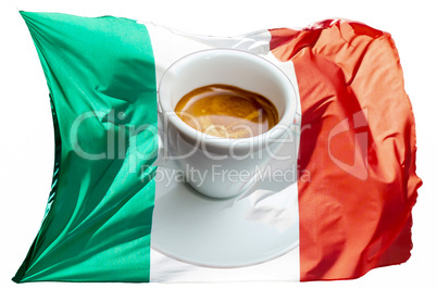 Italienischer kaffee, Flagge