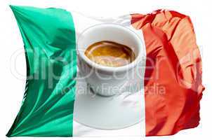 Italienischer kaffee, Flagge