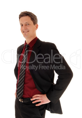 A relaxing businessman. A relaxing businessman.