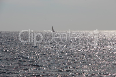 Segelboot auf dem Meer