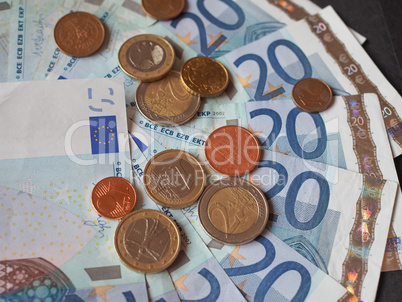 Euro bank notes