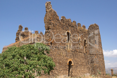 Palastruine von Guzara, Gondar, Äthiopien, Afrika