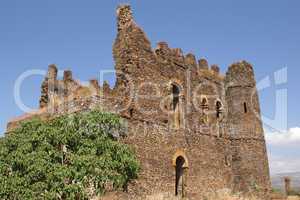 Palastruine von Guzara, Gondar, Äthiopien, Afrika