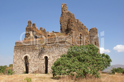 Palastruine von Guzara, Gondar, Äthiopien, Afrika