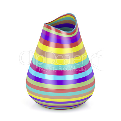 Striped vase