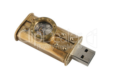 Steampunk USB flash drive