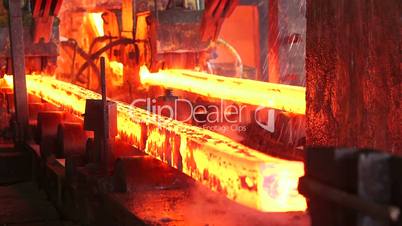 Steel making at the factory