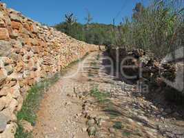 Weg in der Nähe von Balàfia, Ibiza