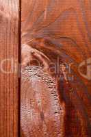 Wooden background stain treated