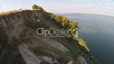 Cliff above the river