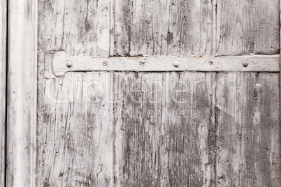 Texture Of A Weathered Wooden Window Shutter