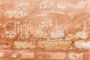Texture Of Ancient Brick Wall In Close Up