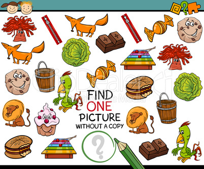 find single picture game cartoon