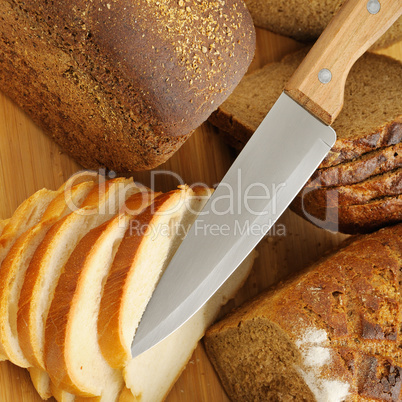 cut bread