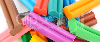 Colorful plasticine background