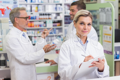 Pharmacist looking at camera