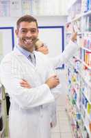 Pharmacist looking at camera