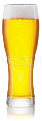 Glass of fresh beer