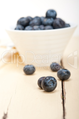 fresh blueberry bowl