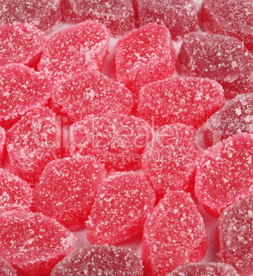 pink fruit jelly