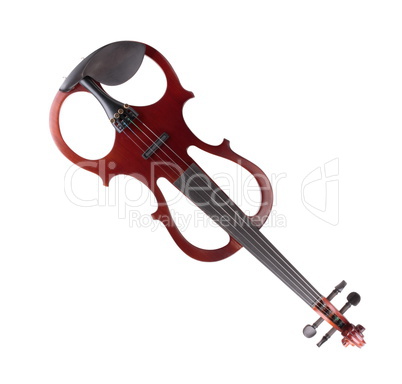 Electric Violin Isolated