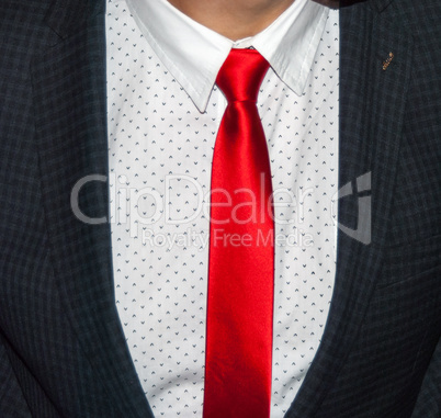 red tie