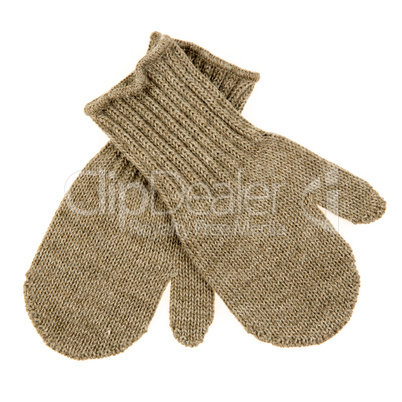 Children's autumn-winter mittens