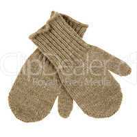 Children's autumn-winter mittens