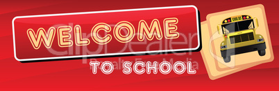Banner Welcome to the school