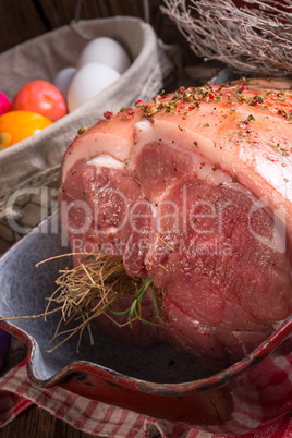 raw Easter roast - crisp and fresh