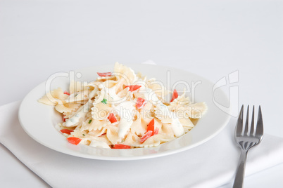 Farfalle dish