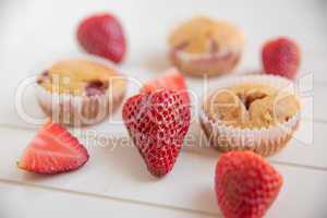 Erdbeer Muffins
