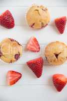 Erdbeer Muffins
