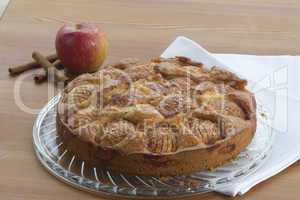 Apple cake with apple