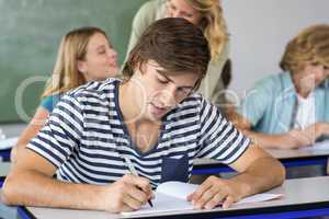 Students in classroom