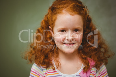 Portrait of cute little girl