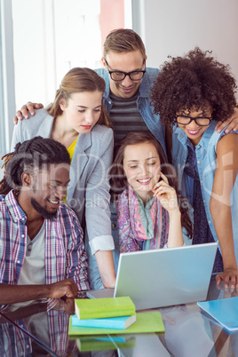 Fashion students working as a team