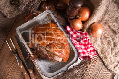 pork roast with crackling